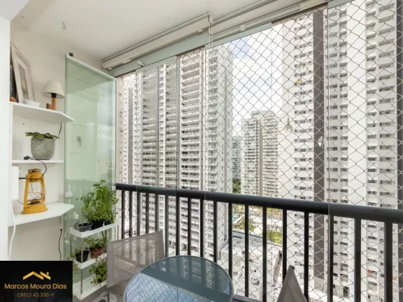 Imagem Apartamento à venda, 48 m2, 2 dormitórios, 1 vaga, varanda, Vila Anastácio, Edifício com Lazer