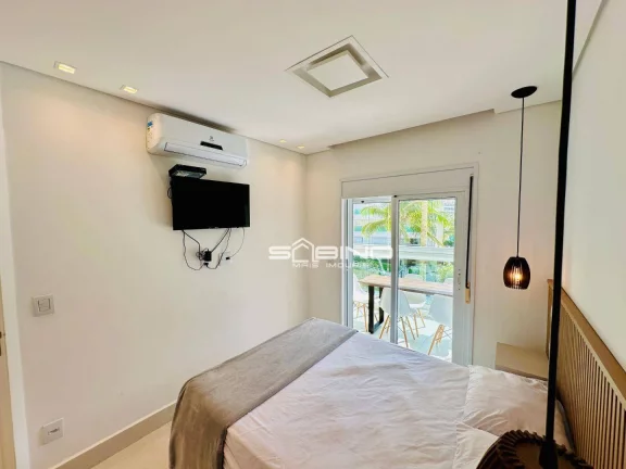 Imagem Aluguel anual na Riviera, Apartamento Pé na Areia, com 3 dormitórios 1 suíte, com 90m² de área útil, 2 vagas de garagem