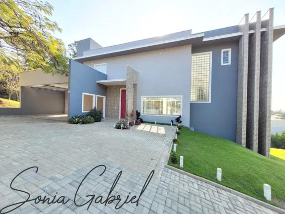Casa em Condomínio de Luxo em Itupeva-SP 4 suítes, 6 banheiros, 6 vagas Condomínio Terras de Santa Teresa 351,38 m² de área