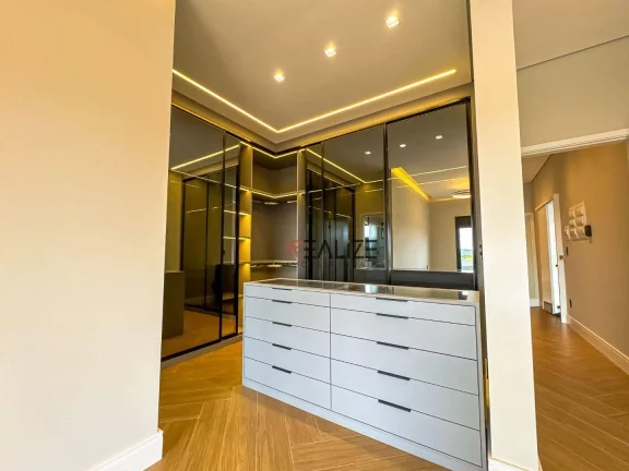 Imagem Casa alto padrão com 3 suítes e escritório à venda, 311 m² por R$ 3.200.000 - Condomínio Jardim Vila Paradiso - Indaiatuba/SP