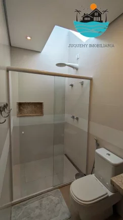 Imagem Aluguel Anual Pé na areia Juquehy, Aluguel temporada, com 3 suítes, Churras. piscina , máx. 08 pessoas | Juquehy Imobiliária