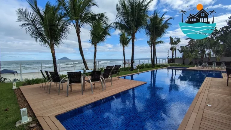 Imagem Aluguel Anual Pé na areia Juquehy, Aluguel temporada, com 3 suítes, Churras. piscina , máx. 08 pessoas | Juquehy Imobiliária
