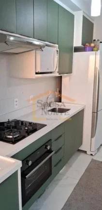 Imagem Apartamento com 56 m² de área útil, composto por 2 dormitórios, sendo 1 suíte, totalizando 2 ba...