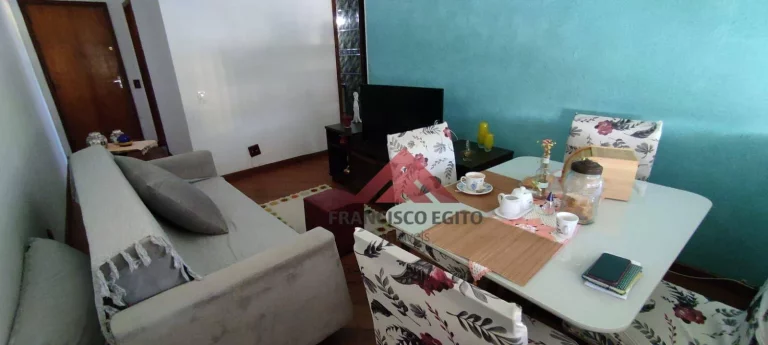 Imagem excelente apartamento com 2 quartos, dependências completas e vaga de garagem na Alameda São Boaventura