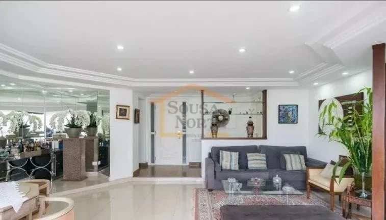 Imagem Excelente apartamento 230m², 4 dormitórios, sendo 4 suítes, closet, sala ampla com lareira, varan...