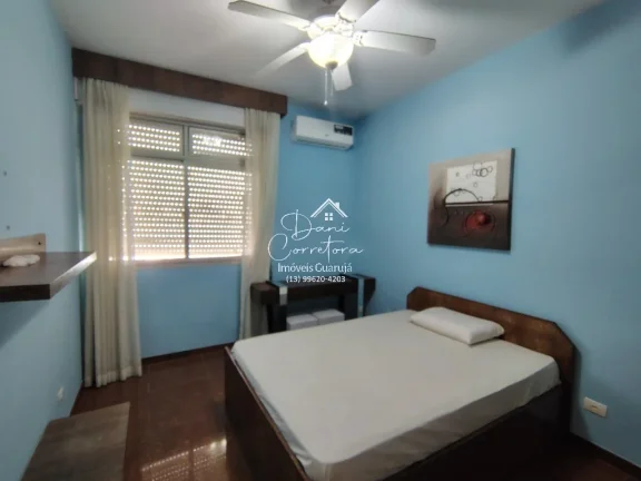 Imagem Apartamento de 3 quartos com suíte, 2 salas e 2 vagas de garagem na Vila Luis Antônio em Guarujá-SP - 150,25 m² de área