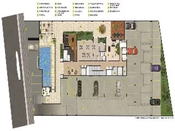 Imagem Apartamento de 2 quartos com suíte em Santo André-SP, no bairro Silveira. 63m², 2 banheiros, garagem. Condomínio Bienvenido. Venda ou locação.