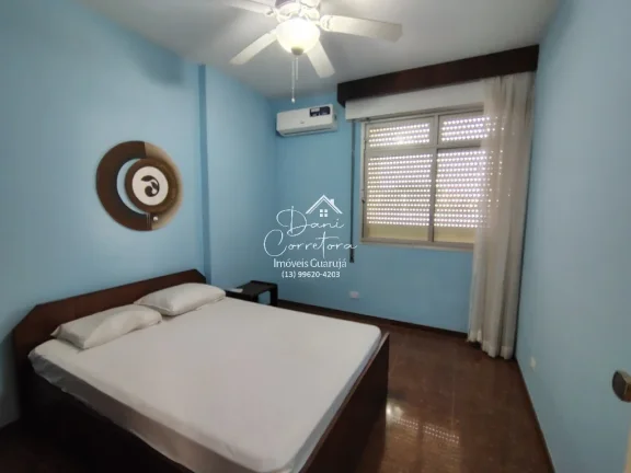 Imagem Apartamento de 3 quartos com suíte, 2 salas e 2 vagas de garagem na Vila Luis Antônio em Guarujá-SP - 150,25 m² de área