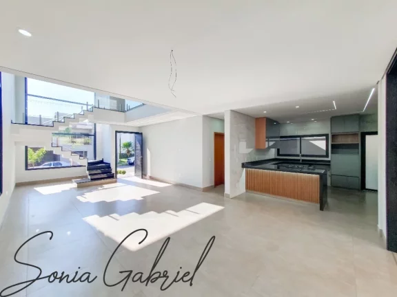 Imagem Casa de luxo em condomínio exclusivo em Valinhos-SP: 3 quartos, 3 suítes, 2 salas, 4 banheiros, 4 vagas, 230m². Venha conhecer!