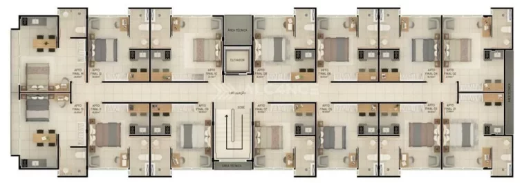 Imagem Flat - 18,55m² - Intermares, Cabedelo/PB