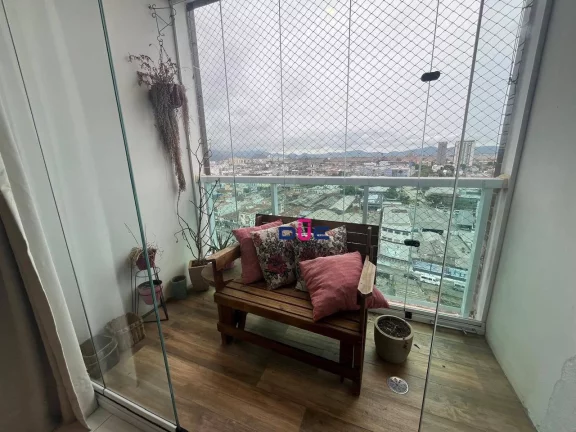Imagem Apartamento com 2 dormitórios à venda, 59 m² por R$ 490.000 - Vila Matias - Santos/SP