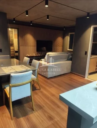 Imagem Apartamento 54m², 1 Dormitório, podendo ser 2 (está com living ampliado), Sacada, 1 Vaga, Lazer Completo, no Jardim Pedroso, Mauá-SP