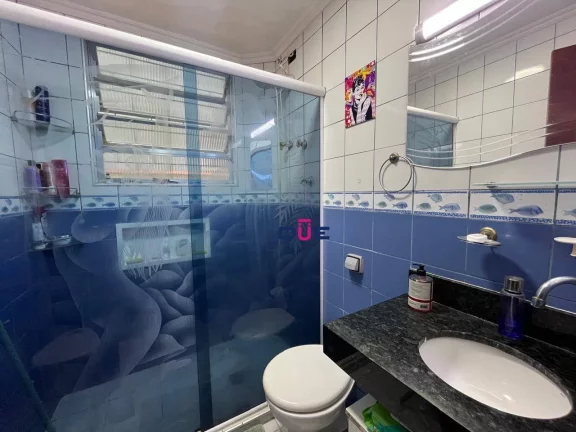 Imagem Apartamento com 3 dormitórios à venda, 90 m² por R$ 490.000,00 - Aparecida - Santos/SP