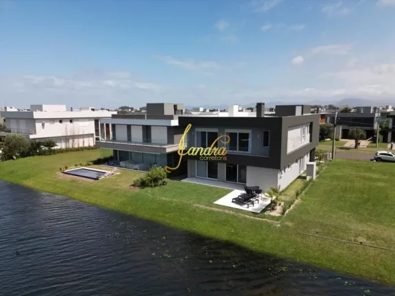 Imagem Casa condomínio fechado Xangri-la com 5 suítes 452m² mobiliado e decorado