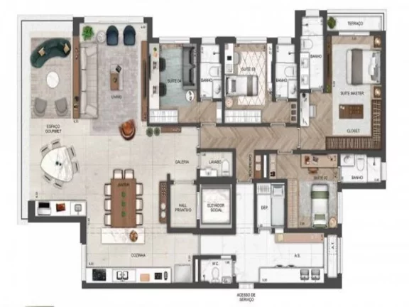 Imagem Apartamento com 4 quartos a venda em Vila Romana São Paulo SP, apartment in São Paulo Brazil, aparment for sale in São Paulo Brazil, alto padrão sp
