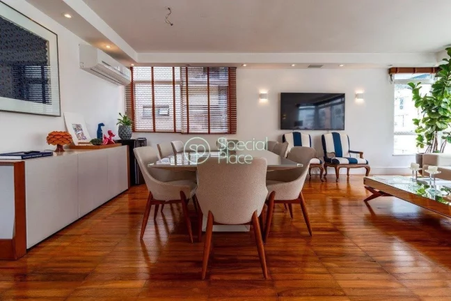 Imagem Excelente apartamento à venda no miolo do Jardim América - Área: 218m² - 03 suítes - Sala de es...