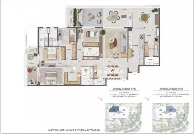 Imagem Apartamento Alto Padrão em Barra da Tijuca, Rio de Janeiro/RJ