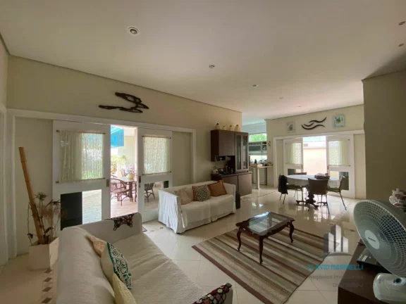 Imagem Melville Belíssima Casa de Esquina de 462m² com 4 Suítes e 6 Vagas de Garagem