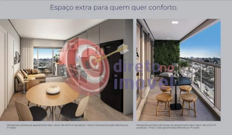 Imagem Helbor Patteo Klabin 1 dormitório 1 vaga 40m² Chácara Klabin São Paulo