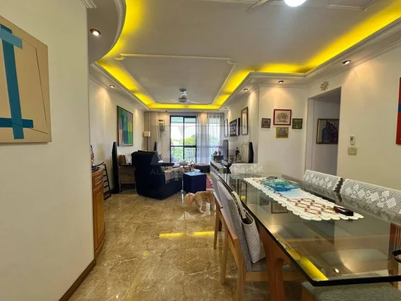 Imagem Apartamento à venda na Barra da Tijuca, 4 quartos, 2 vagas, varanda, 136m2.