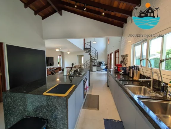 Imagem CASAS A VENDA EM JUQUEHY, - Aluguel Anual, Aluguel de Temp, 03 dorm, sendo 01 suíte, 02 térreo, suíte, piscina, máx. 06 pessoas | Juquehy Imobiliária