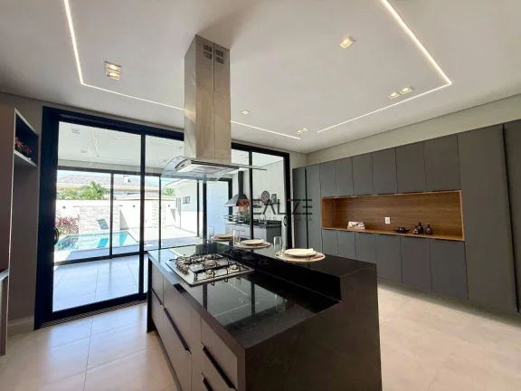 Imagem Casa alto padrão com 4 suítes à venda, por R$ 3.900.000 - Condomínio Maison Du Parc - Indaiatuba/SP