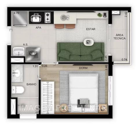 Imagem Quadra Diálogo Home Club Smart - Residencial