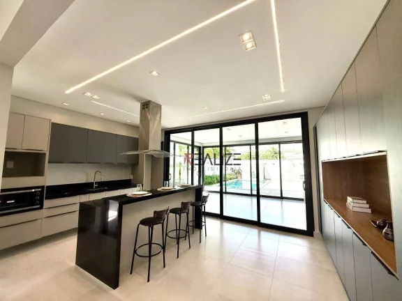 Imagem Casa alto padrão com 4 suítes à venda, por R$ 3.900.000 - Condomínio Maison Du Parc - Indaiatuba/SP