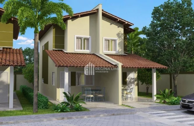 Imagem Casa duplex, em construção, 2 dormitórios à venda por R$ 180.000,00 - Condomínio JARDIM DE MARIA LUISA - Santo Antônio - Teresina/PI