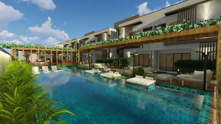 Imagem Casa Duplex em condomínio fechado com área de lazer completa a 240m da praia em Ponta de Campina - CA0110