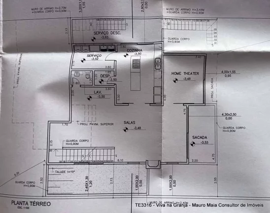 Imagem Cond. Golf Village (LOTE) 578,70 m² alto em declive, com linda vista!