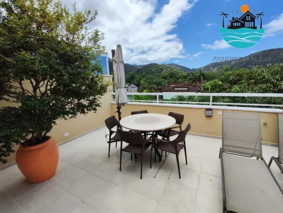 Imagem Casa a venda em Juquehy, com 4 dormitórios, 1 suíte, 02 vagas auto, churrasqueira, terraço, quarto térreo, 750m da praia | Juquehy Imobiliária