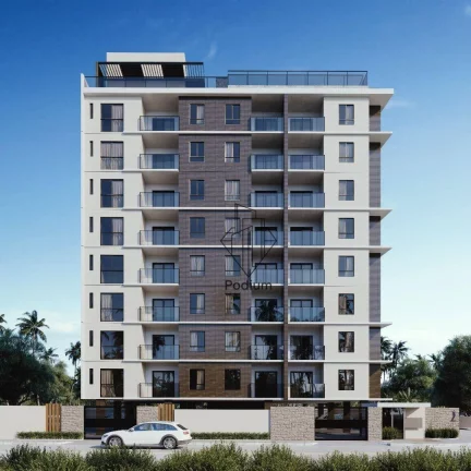 Imagem Apartamentos com varanda/sacada a 362 metros da praia de ponta de Campina. -AP1554.