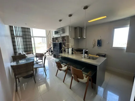 Imagem Loft Duplex Mobiliado com Vista Mar ? Colina A Reale, Patamares