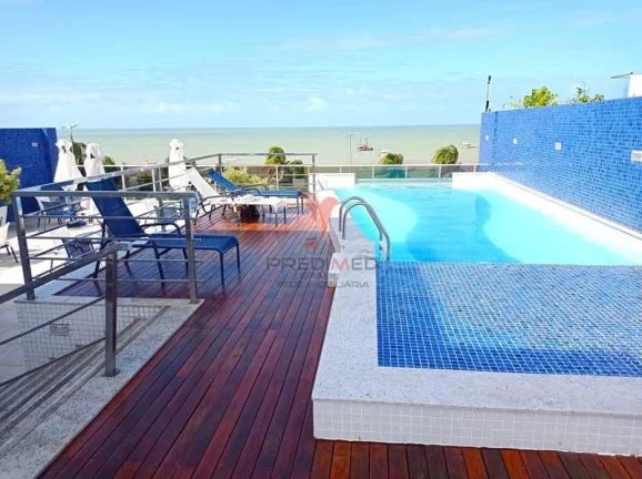 Imagem Apartamento Mobilado ,1 quarto, beira mar de Tambaú . Varanda