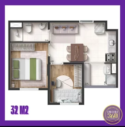 Imagem APTOS NA PLANTA VILA PRUDENTE, 1 E 2 DORMS COM OPÇÃO VAGAS DE GARAGENS+VARANDA