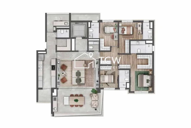 Imagem Apartamento à venda no bairro Moema - São Paulo/SP, Zona Sul