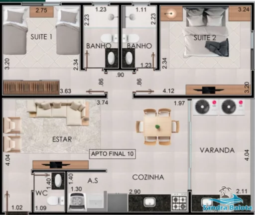 Imagem Lofts e Apartamentos no Tenório/Ubatuba