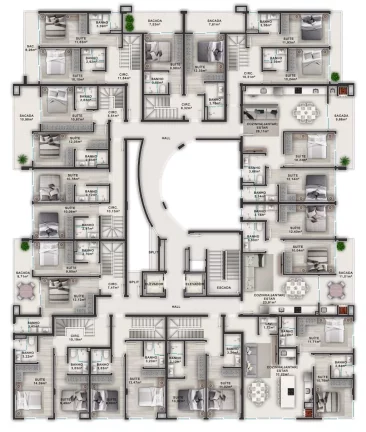 Imagem Bella Vivie - Apartamento à venda no bairro Bombas - Bombinhas/SC