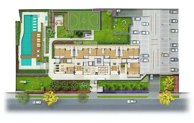 Imagem Apartamento para Venda em São Paulo, Mooca, 2 dormitórios, 1 suíte, 2 banheiros, 1 vaga