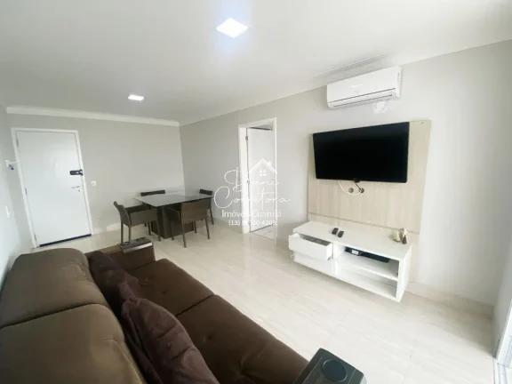 Imagem Apartamento à venda em Guarujá-SP, Vila Alzira: 3 quartos, 1 suite, 2 salas, 2 banheiros, 2 vagas, 118m². Venha conferir!