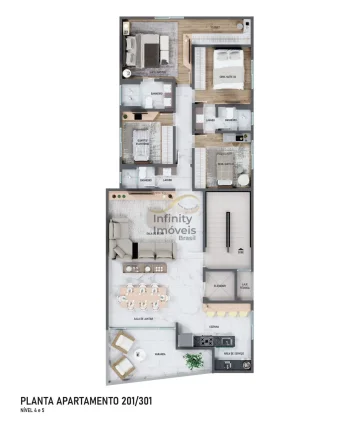 Imagem DE ANIMA RESIDENCE - Apartamento à venda no bairro Castelo - Belo Horizonte/MG
