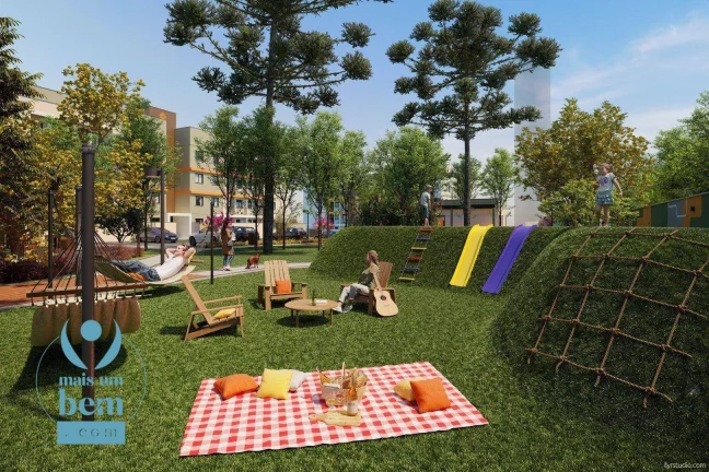 Imagem Apartamento com 2 quartos à venda, 53 m² por R$ 462.955 - Hauer - Curitiba/PR
