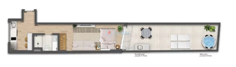 Imagem Studio à venda 1 Quarto 65.1M Copacabana Rio de Janeiro - RJ | Be in Rio Tonelero
