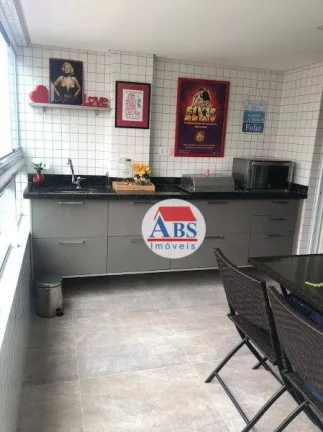 Imagem Maravilhoso Apartamento com 3 Dormitórios/Suítes à 50m do Mar, 139m² por R$ 999.000 - Vila Guilhermina - Praia Grande/SP