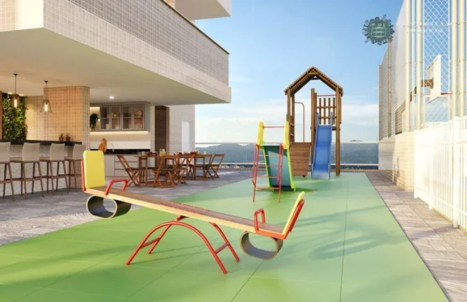 Imagem Apartamento com 3 dormitórios à venda, 140 m² por R$ 1.056.225,00 - Vila Guilhermina - Praia Grande/SP