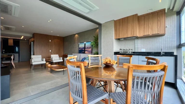 Imagem Apartamento à venda na Riviera de São Lourenço no Módulo 07: 4 quartos, 3 suítes, vista para serra e área de lazer completa!