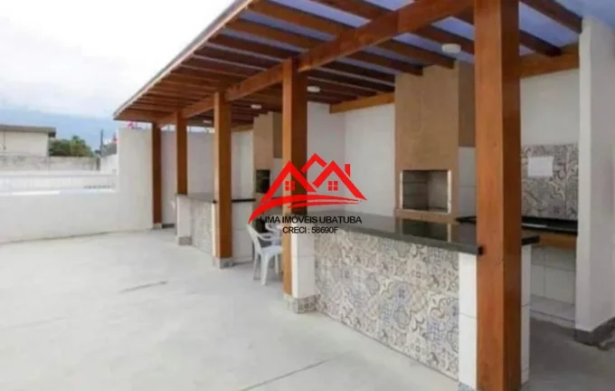 Imagem Apartamento venda Ubatuba, 2 quartos, piscina, quadra, churrasqueiras