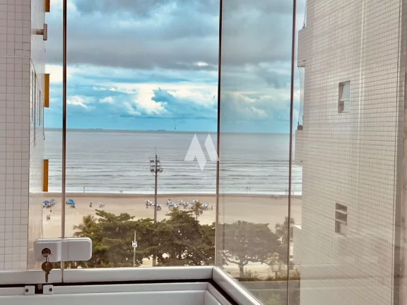 Imagem Apartamento para locação 3 dormitórios - frente mar no José Menino – Santos