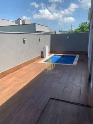 Imagem Casa com 3 suítes e piscina no condomínio - Residencial Valência - Ribeirão Preto/SP